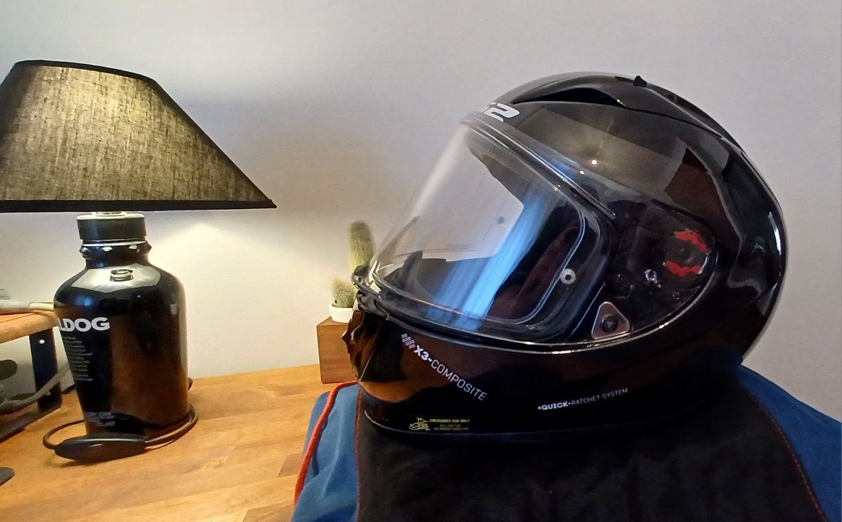 Capacete ls2 ff323 X3 composite titanium edition