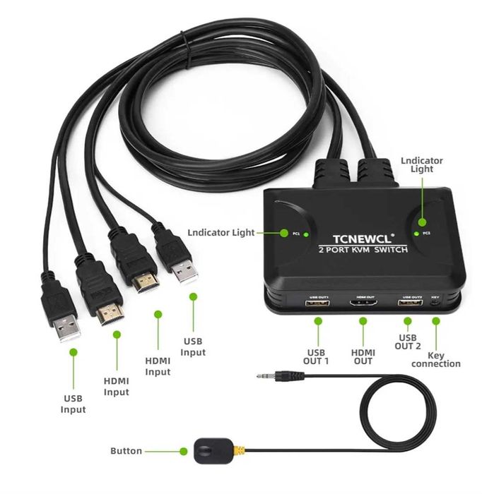 KVM перемикач Switch TCNEWCL