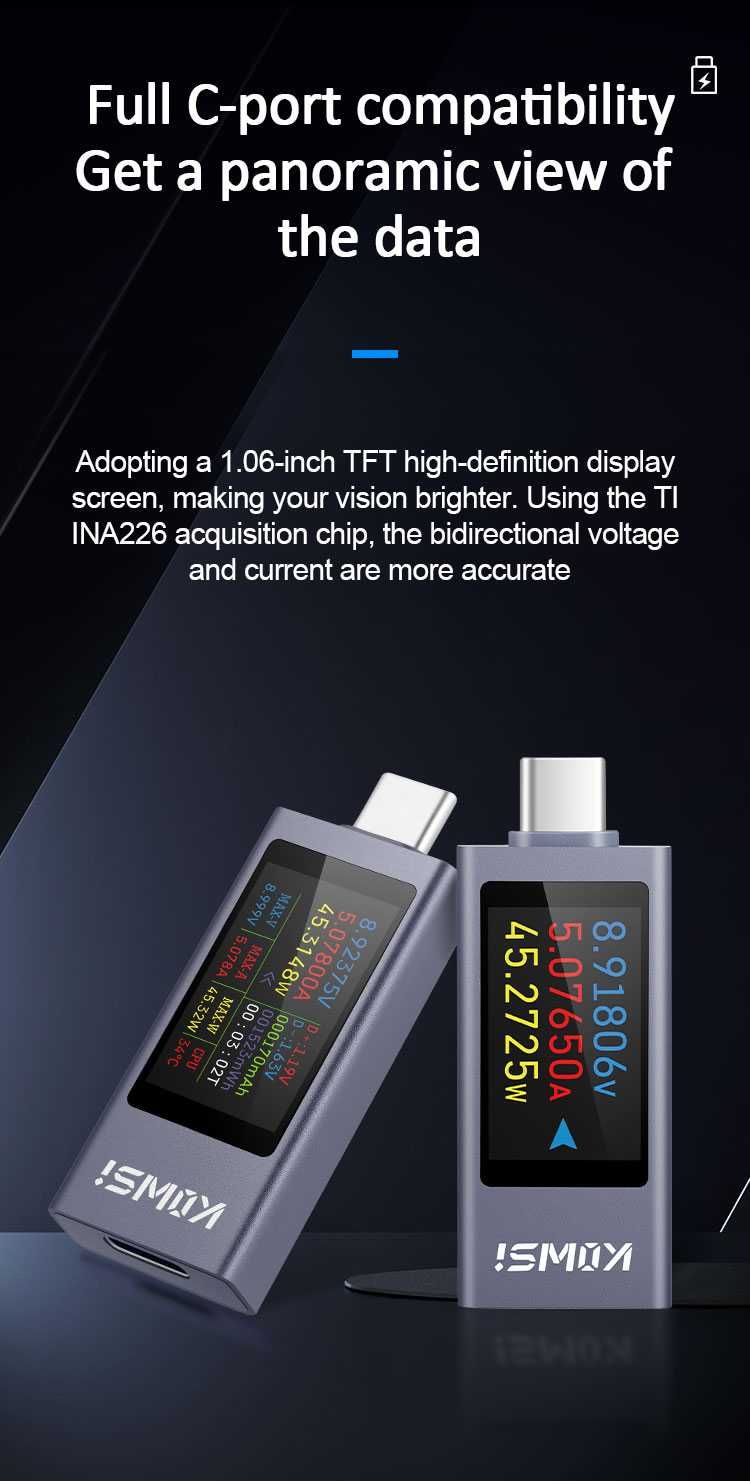USB тестер type C