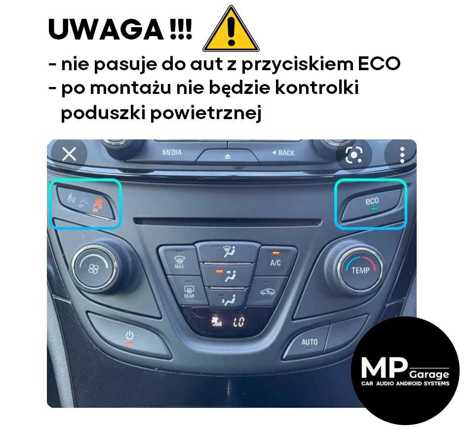 Opel Insignia 13-17 stacja multimedialna Android CarPlay/AA Qled 4G Gw