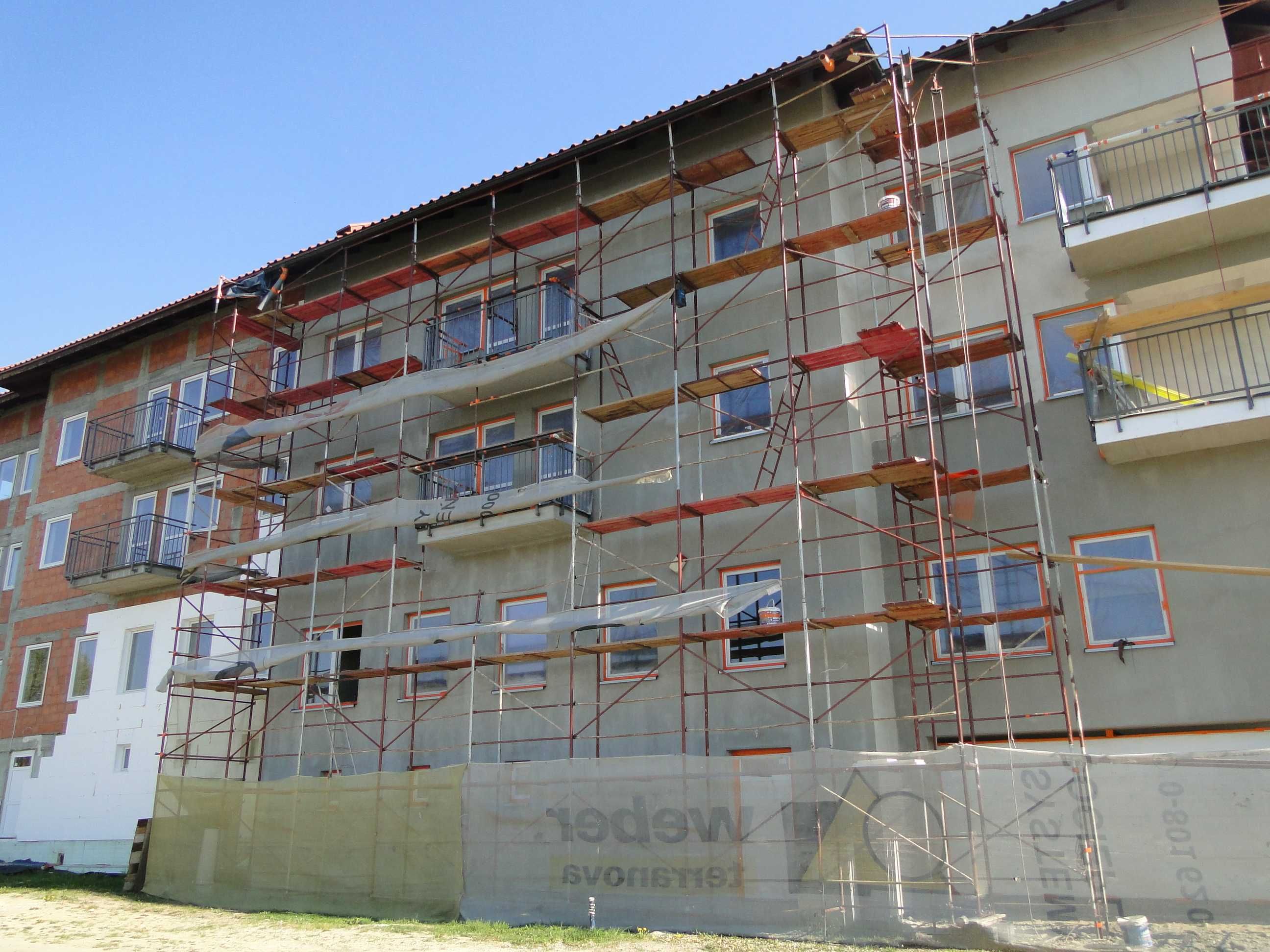 Rusztowanie Elewacyjne 180 m2 Nowe! Producent!