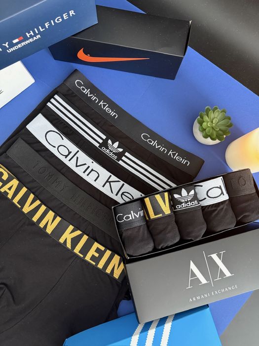 Чоловічі труси різних брендів Лакоста, Адідас, Том, Найк