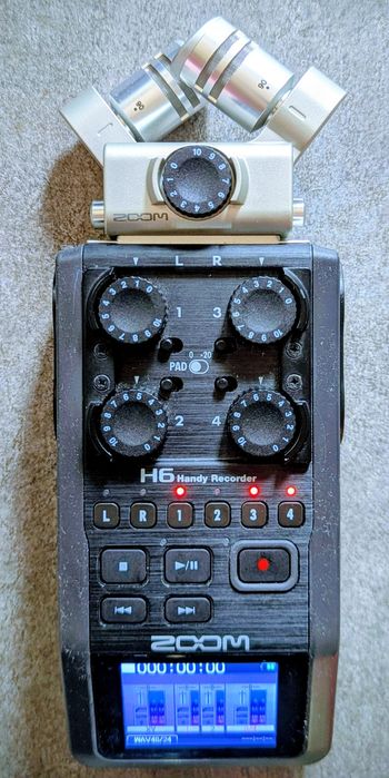 Диктофон ZOOM H6 handy recorder