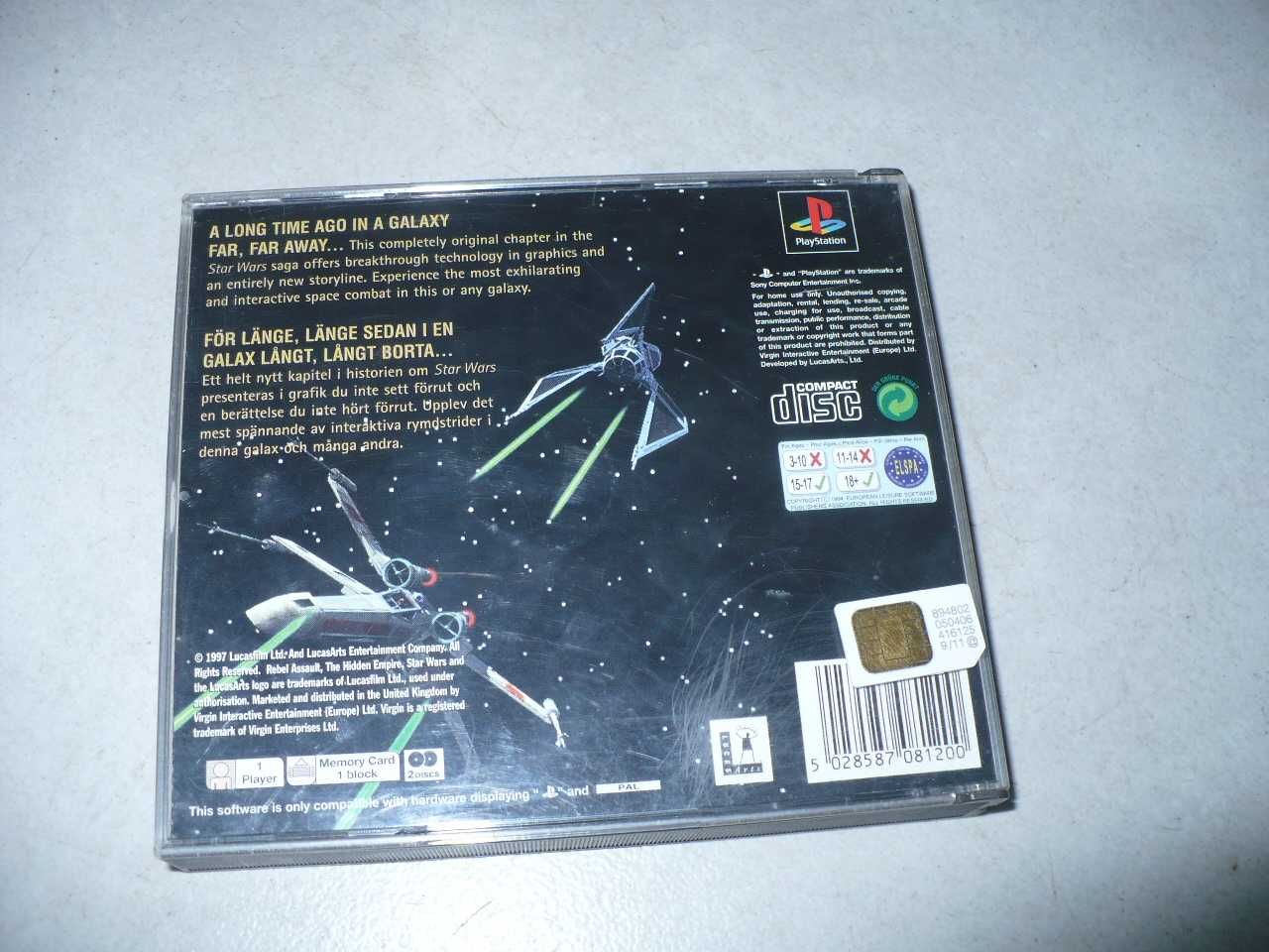 Star Wars na Ps One,,Rebel Assault II''