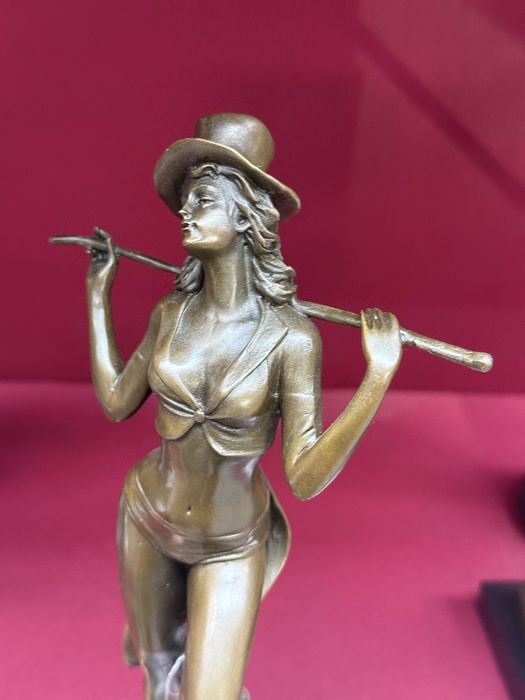 Бронзовая статуэтка, фигурка, скульптура, эротика, мрамор