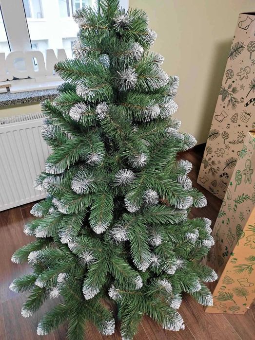 РОЗПРОДАЖ‼️ Ялинка штучна Ела заснежена 1.5,м Искусственная елка