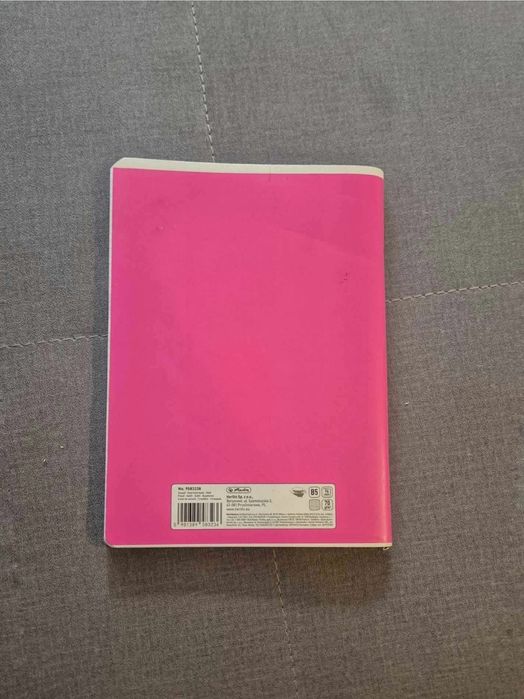 Zeszyt różowy w kratkę notatnik B5