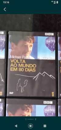 Volta ao mundo Michael Palin (Monty Python) conjunto 7 DVDs