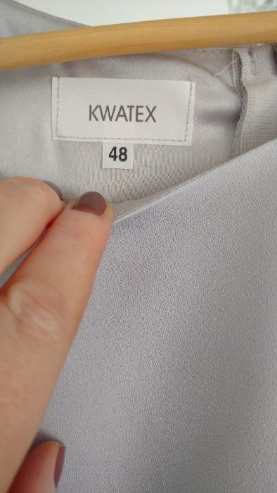 Sukienka szara, elegancka, r.48