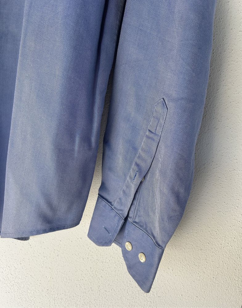 Camisa azul Pedro del Hierro com bolso