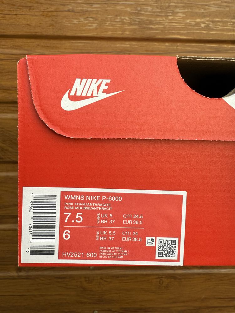 Оригінал! Кросівки "Nike W P-6000 Pink Foam HV2521-600 37.5,38,38.5,39