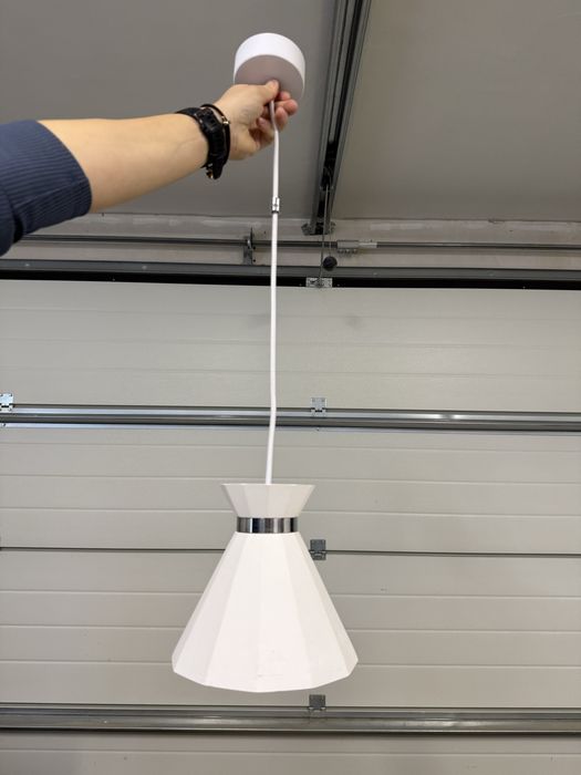 Lampa wisząca gipsowa biała – nowoczesny design, elegancka prostota