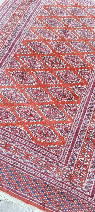 Buchara ręcznie tkany dywan wełniany 194 x 123 cm wełna 100%