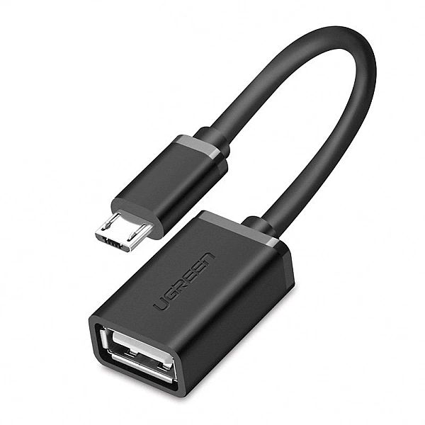 Ugreen kabel adapter przejściówka OTG USB (żeński) - micro USB (męski)