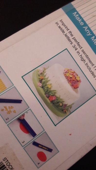 Letras decorativas cake design