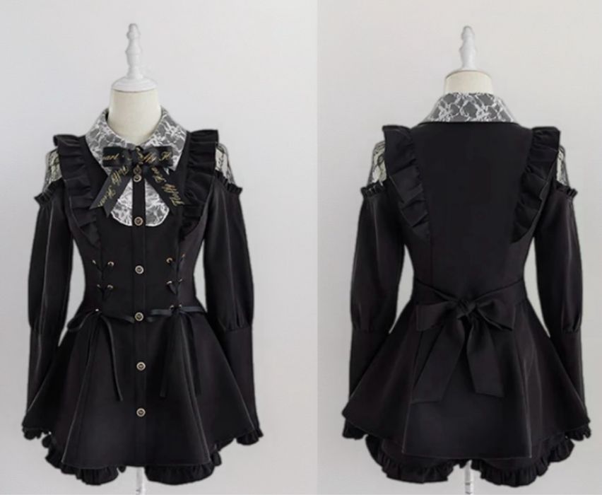 Комплект міні сукня  +спідниця JK Лоліта Dark Girly