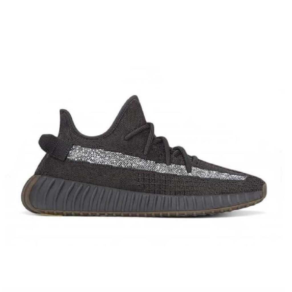 Мужские кроссовки Adidas Yeezy 350 v2 Black Brown White&Line. 40-45