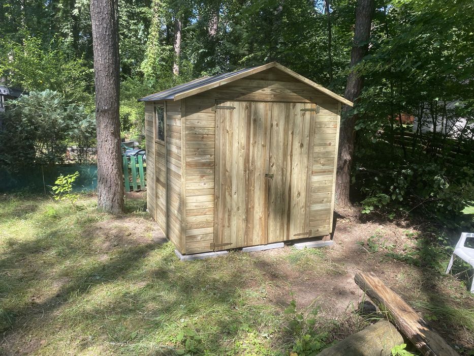 Promocja Domek Narzedziowy 220x213 Drewniany Wysyłka Cała Polska