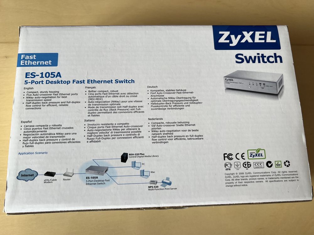 Switch ZyXEL ES-105A