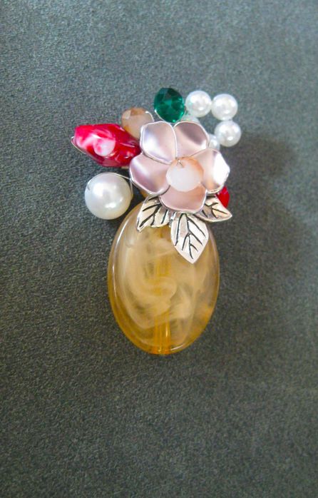 Alfinete / Broche / Pregadeira Flor NOVO