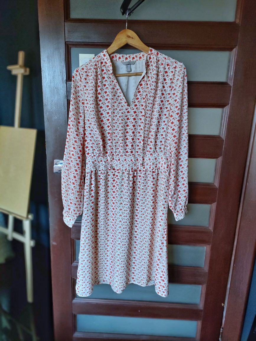 Sukienka midi rozmiar L 40 H&M