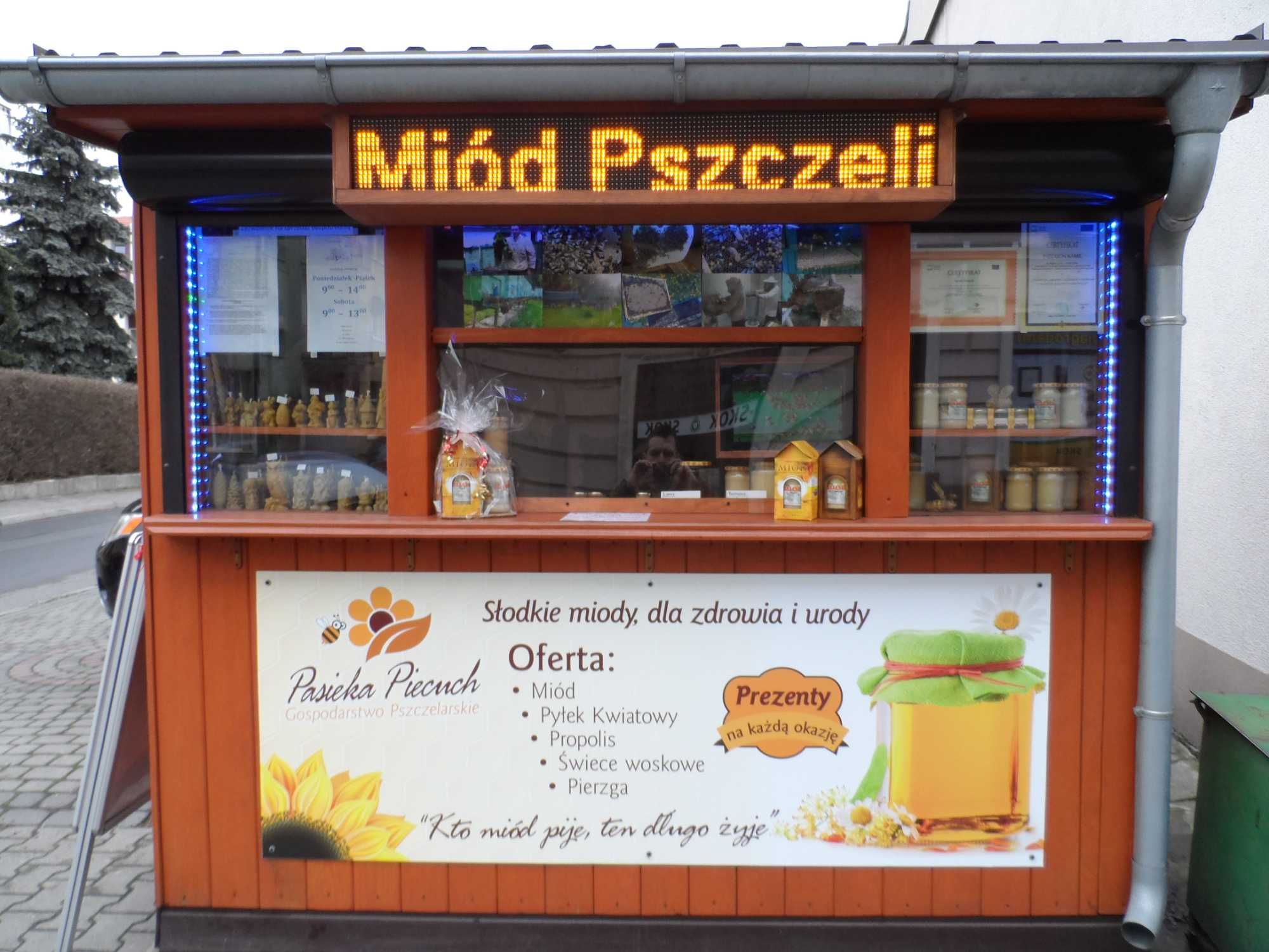 Sklep z Miód, pyłek, propolis (Głogówek, Mickiewicza, godz 9-15)