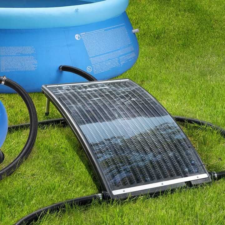 Solarny Podgrzewacz Do Basenu Antracyt 110x69x14cm