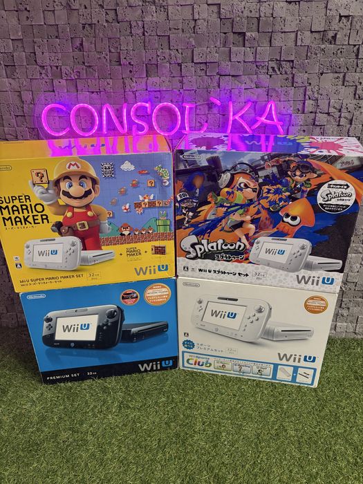 Nintendo Wii U ntsc j 100 volt Premium set!