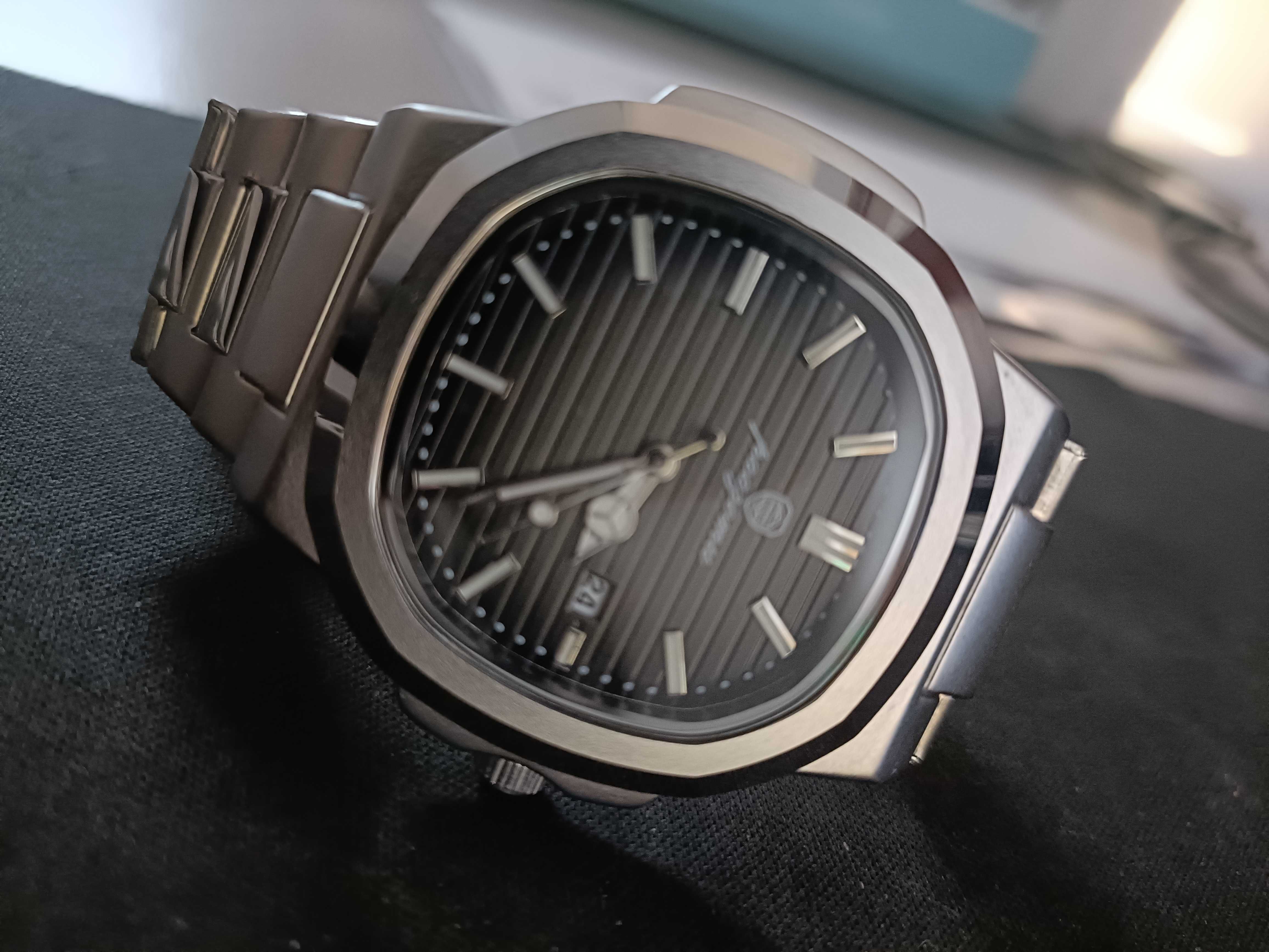 Relógio Pagane Design (inspirado no Patek Nautilus) – Aço inox