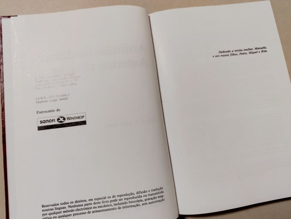 Livro: Arritmias Cardíacas - Aspetos Clínicos - J. Lopo Tuna