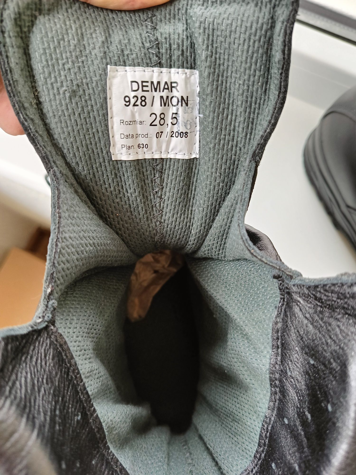 MON Buty specjalne DEMAR Wz. 928 Wojskowe Skórzane PL Oryginał 28,5 44