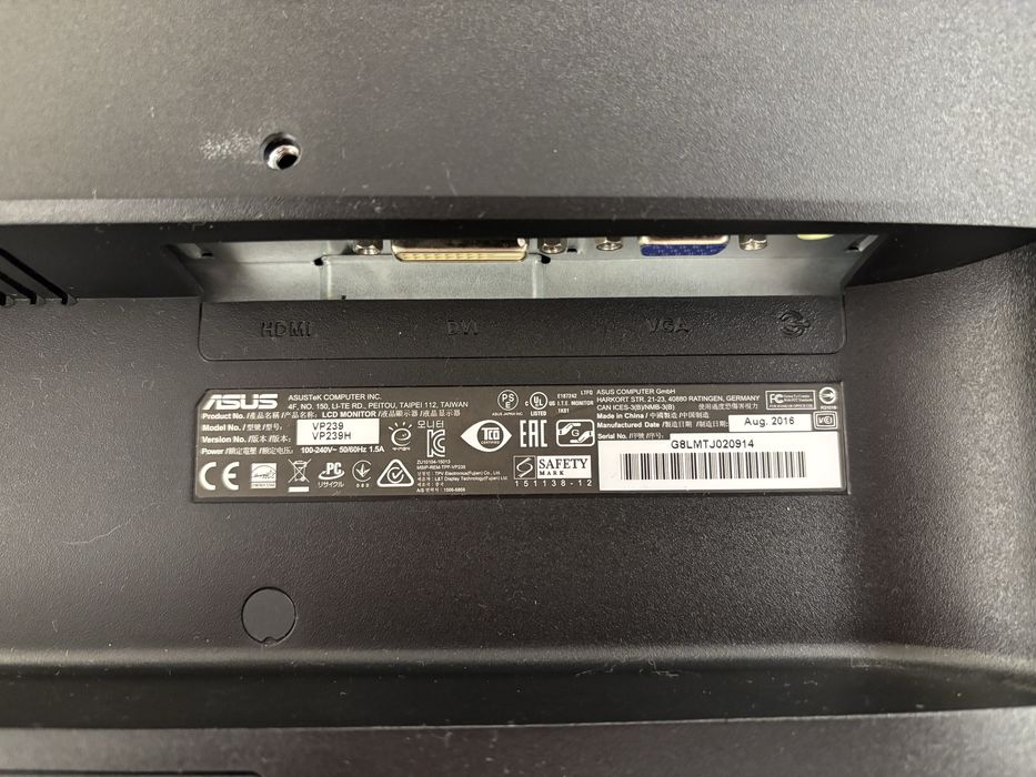 2 monitores Asus Modelo VP239H