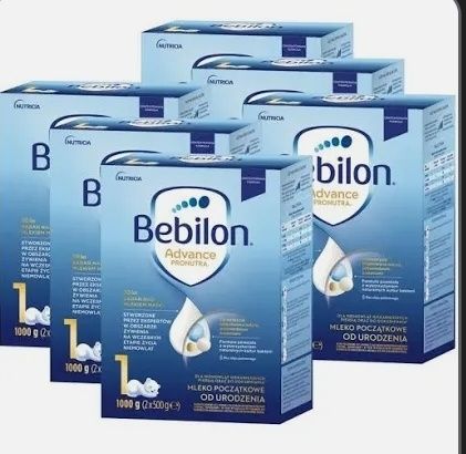 Bebilon 1 Pronutra. 10 mlek po 1000g każde. Nowe