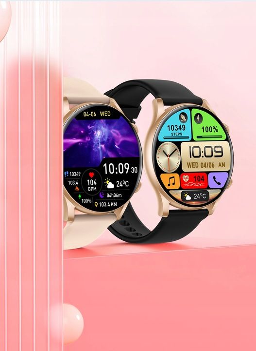 Smartwatch Zegarek Damski Polskie Menu Rozmowy Sport Smart Watch 4 Pas
