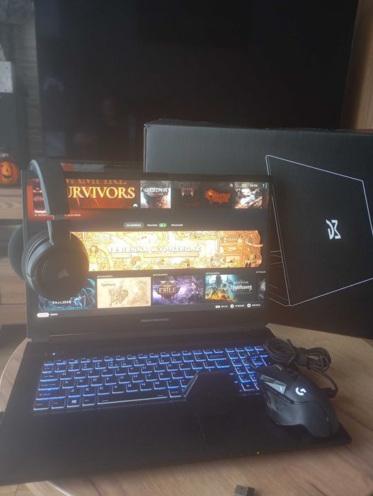Laptop gamingowy Dream Machines 17" RTX3060, 1 TB, 32 GB ram, i7-11gen