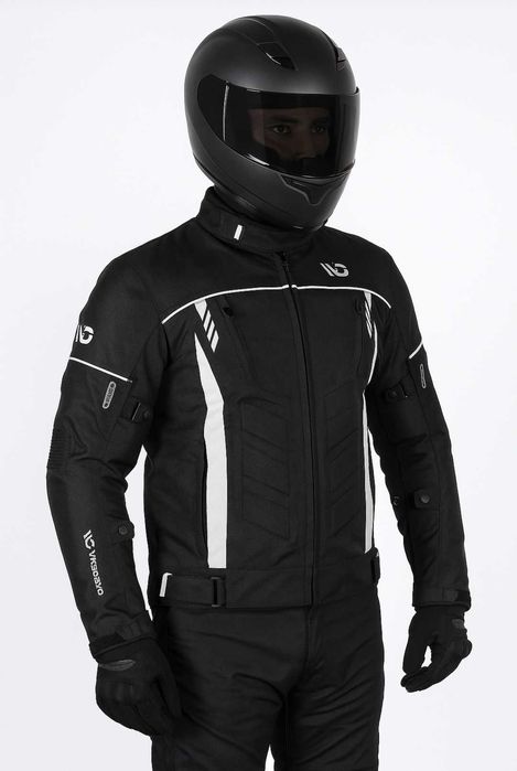 Conjunto casaco jaqueta com proteções capacete mota scooter novo