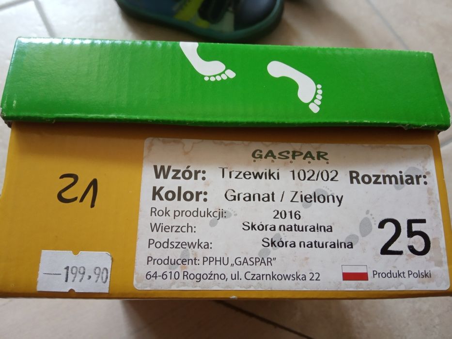 Skórzane Buty Gaspar