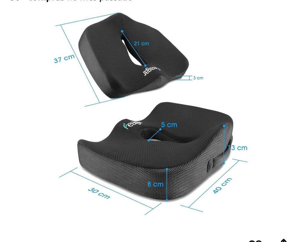 Almofada Feager super confortável e ergonómica