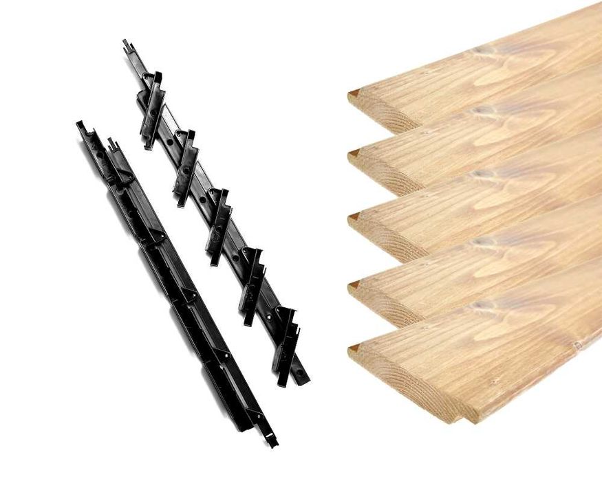 żaluzje ogrodowe szer. 100-120 cm /komplet/ k. czarny, szary, brąz