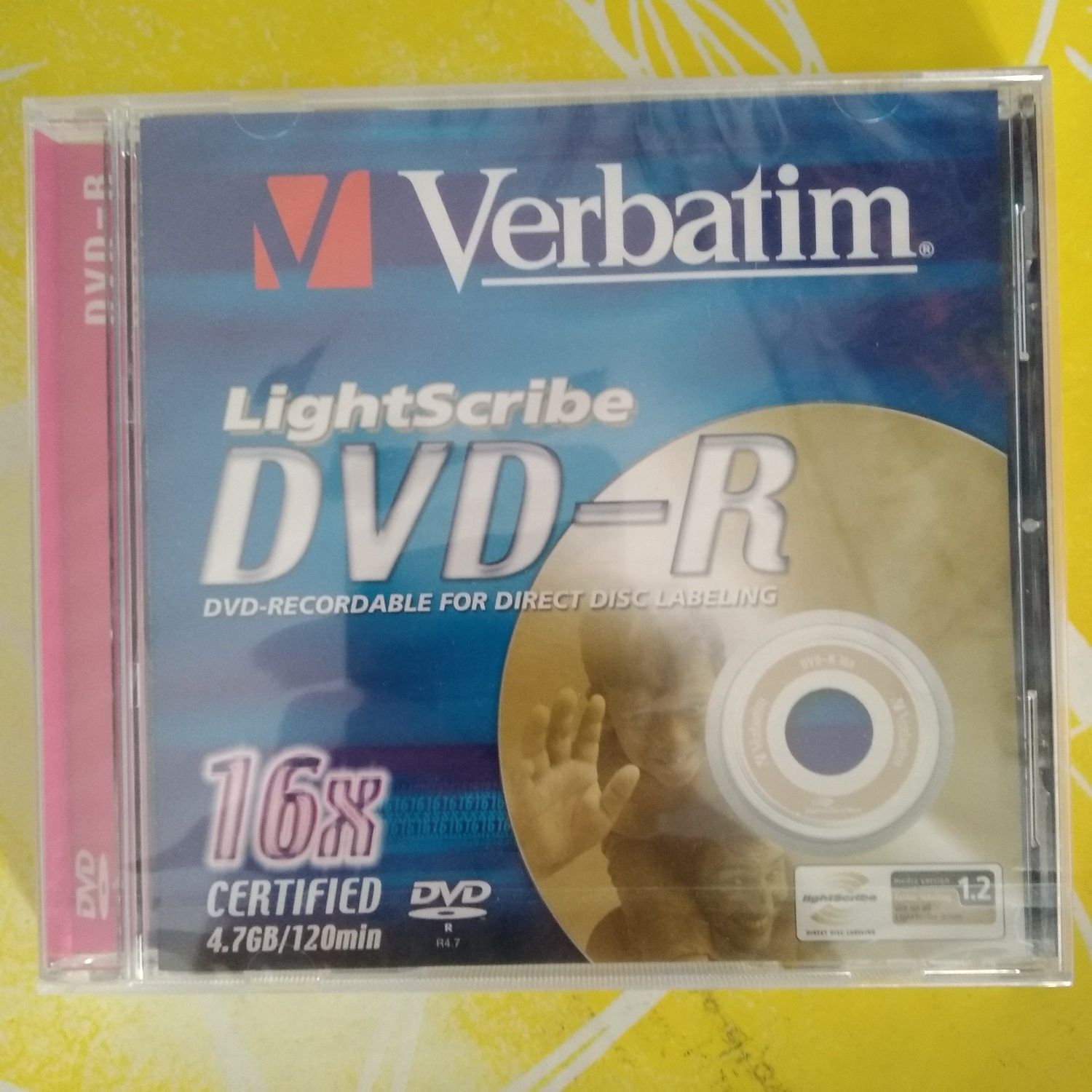 Płyta Verbatim lightscribe DVD-R