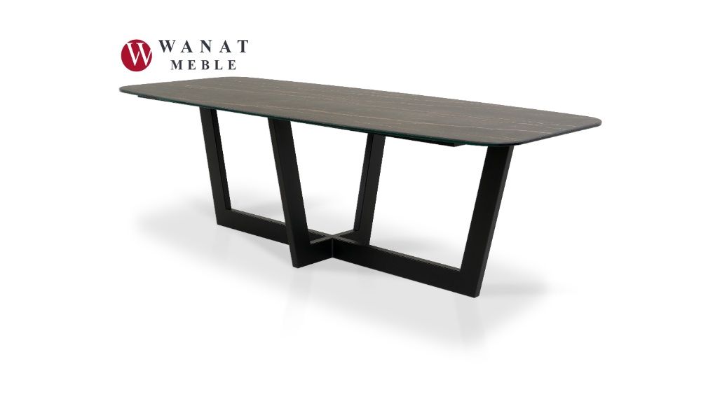 Stół Spiek 260x100 Podstawa Czarna stal