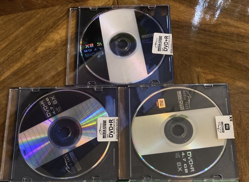 3 nowe płyty DVD+R 4.7 GB 8x