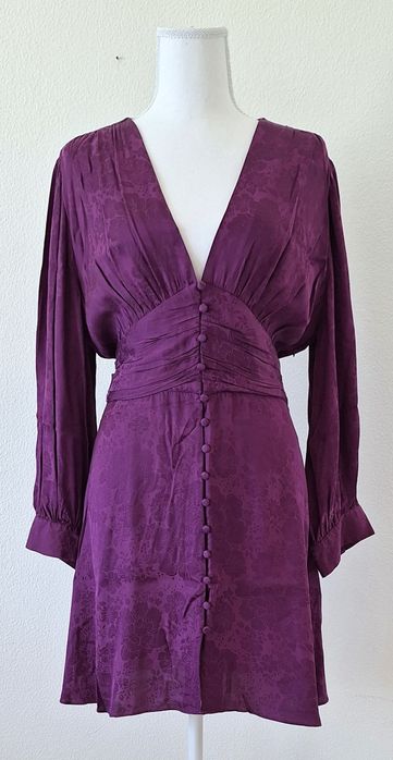 Vestido violeta (Zara)