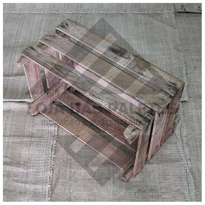 Caixas de Fruta Antigas em Madeira Para decoração