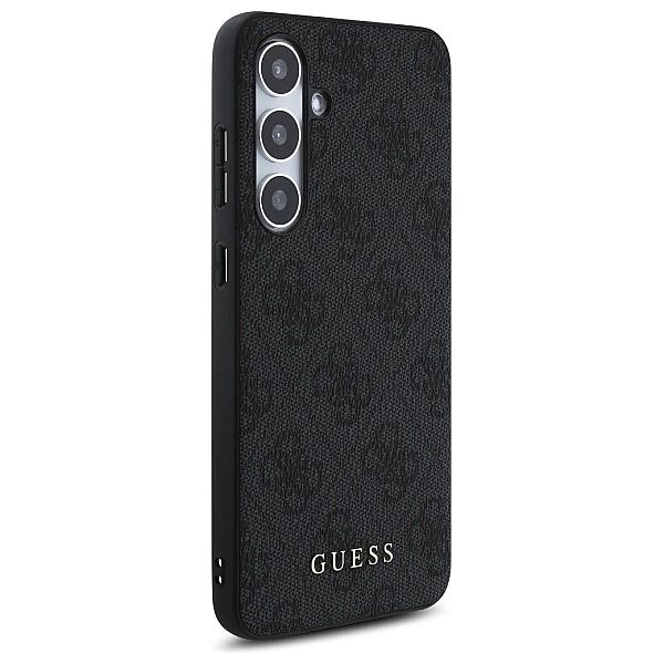 Guess GUHCS24FEG4GFGR S24 FE S721 szary/grey hardcase 4G Metal Gold Lo