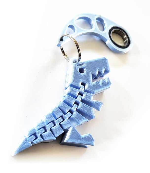 Brelok KEYRAMBIT Keyspinner + Dinozaur frozen dinus TIKTOK COMBO