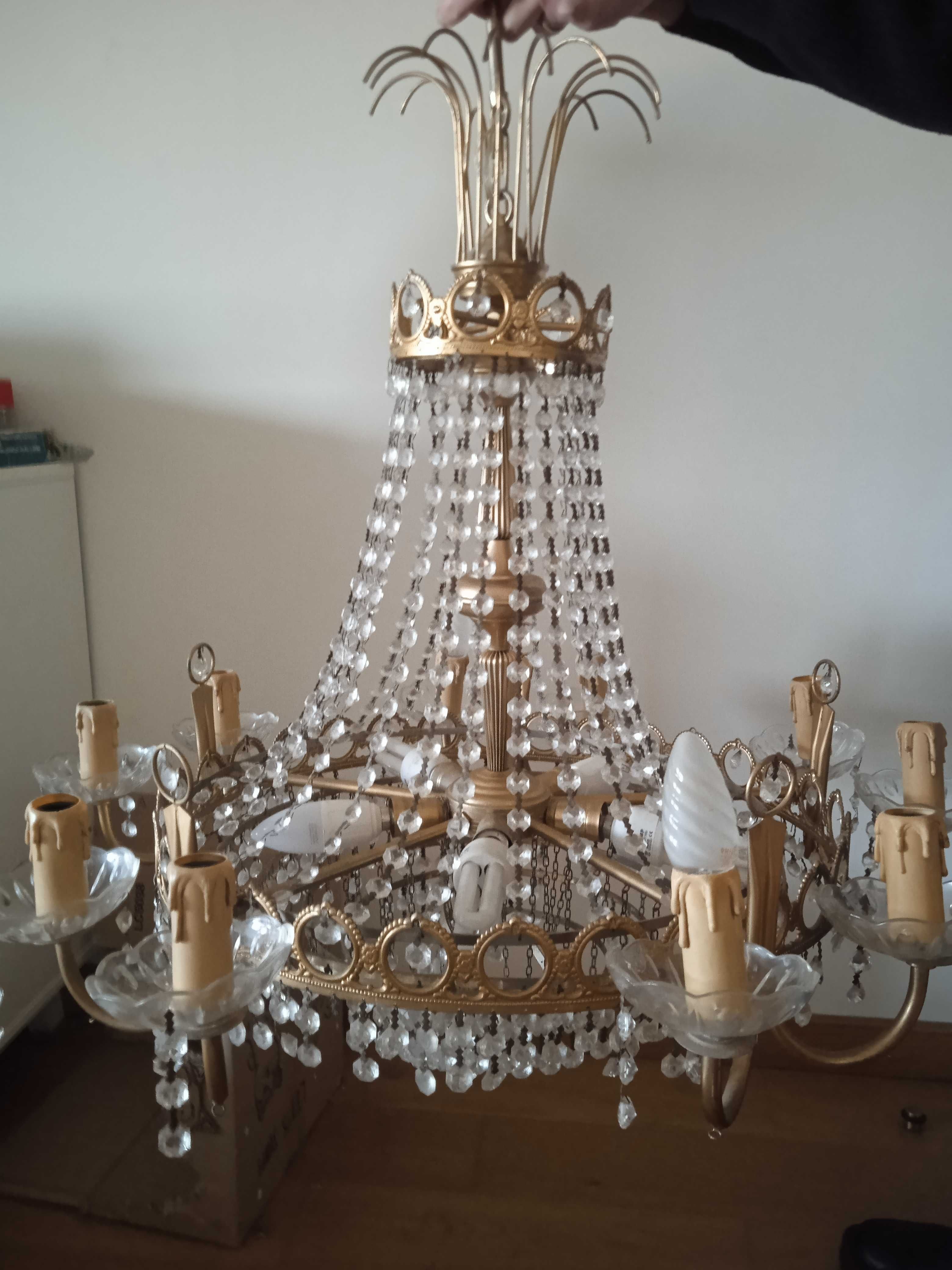 Lustre de cristal antigo