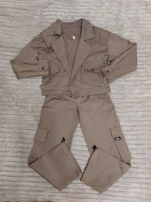 Костюм для девочки Штаны Пиджак Рубашка 146-152