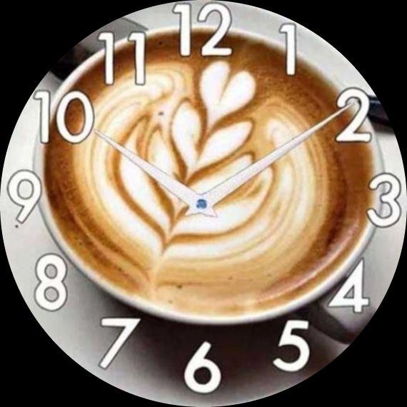 Часы настенные для кофеманов