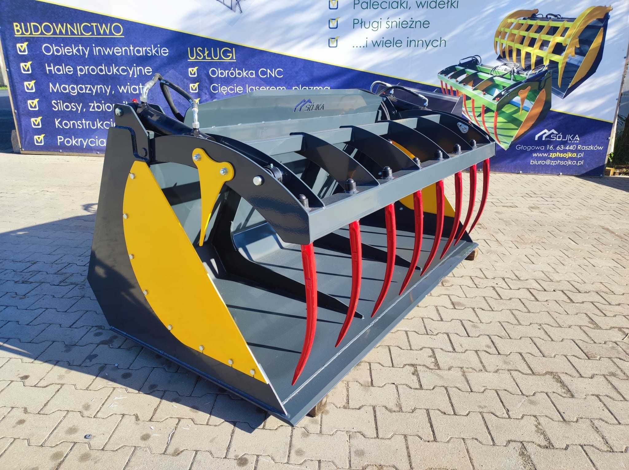 RATY!  Łyżko-krokodyl do Manitou, JCB, Class, Marlo i innych, 160 cm